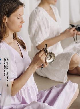 空青铜定霞尼泊尔钟声音治疗工具禅宗冥想深度睡眠唤醒瑜伽水疗俱