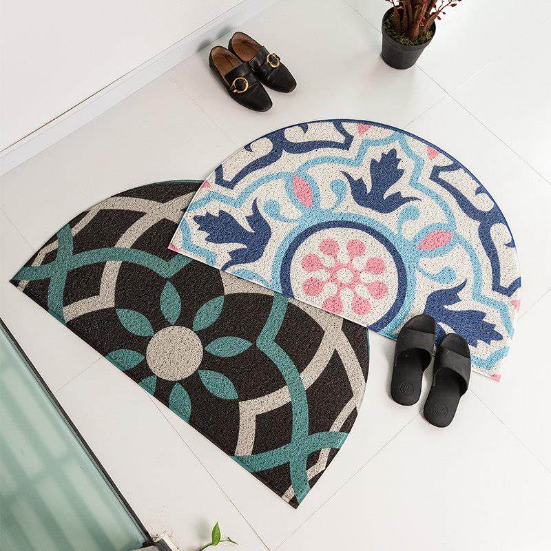 进门地垫半圆门口地垫进门垫子地垫家用丝圈地垫防滑防尘蹭脚门垫,淘宝优惠券,粉丝福利购,淘宝优惠卷