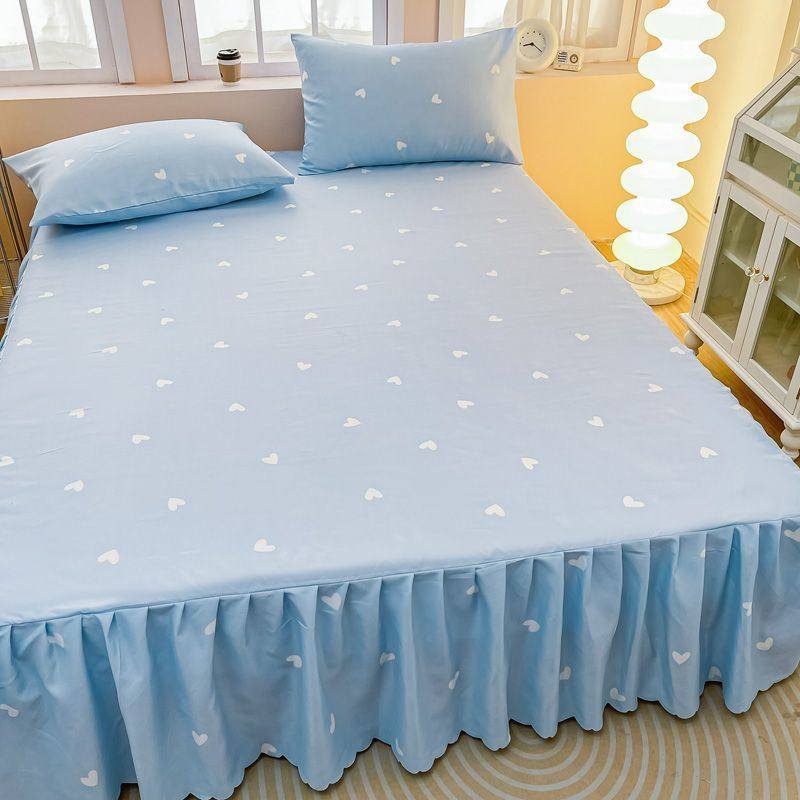 磨毛床裙单件韩版席梦思床保护套防滑床笠床单席梦思床罩三件套,淘宝优惠券,粉丝福利购,淘宝优惠卷