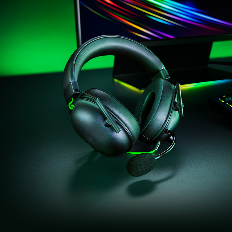 Razer雷蛇旋风黑鲨V2 X头戴游戏耳麦7.1环绕声285 - 图0