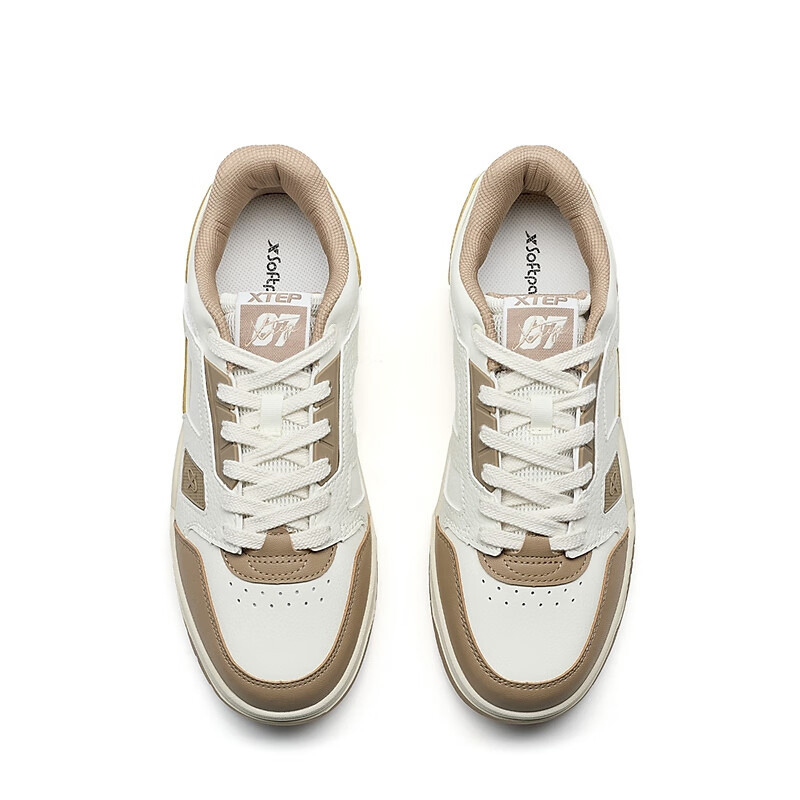 特步新晖板鞋男鞋轻便耐磨运动鞋秋季新款透气户外休闲鞋滑板鞋男 - 图2