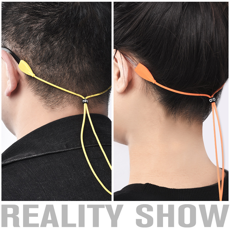 日本运动眼镜绳防滑落防固定脱打球腿脚套防掉绑带耳勾托儿童挂绳 - 图2