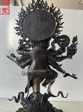 祥狮雕塑纯铜秽迹金刚佛像大型