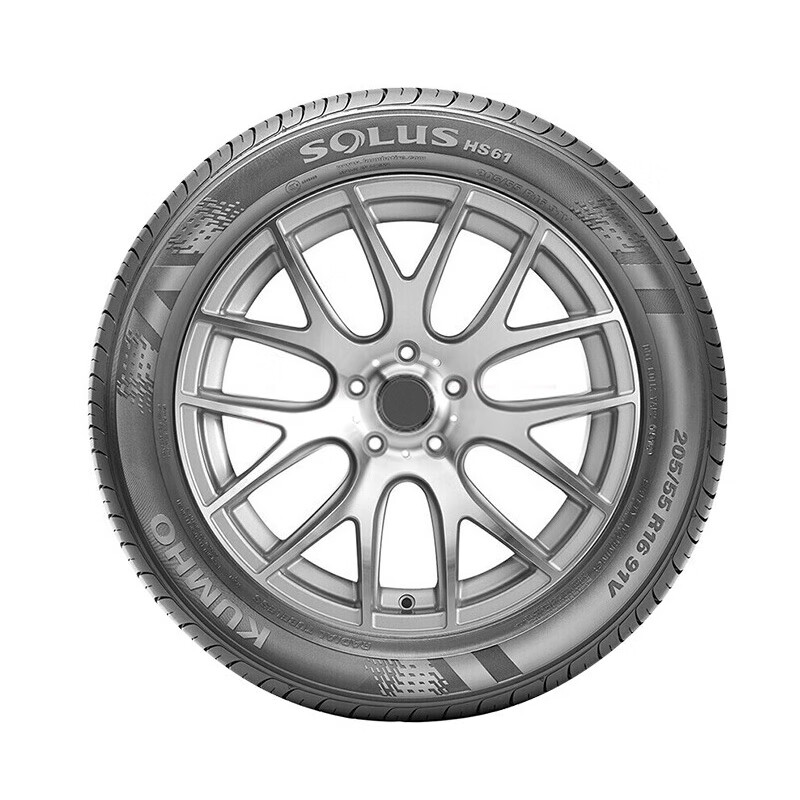 锦湖汽车轮胎 Solus HS61 195/50R15 82H 中泰E200 - 图1
