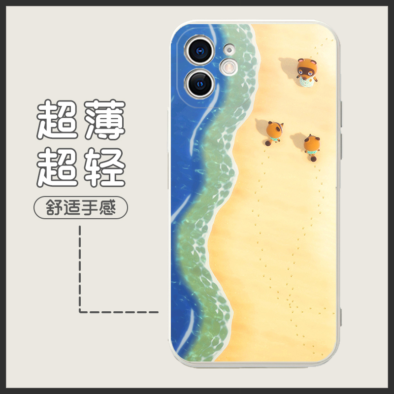 动森手机壳适用苹果14华为mate50pro周边OPPOvivo小米iphone13动物之森12动物reno8森友会nova9猛男捡树枝max-图3