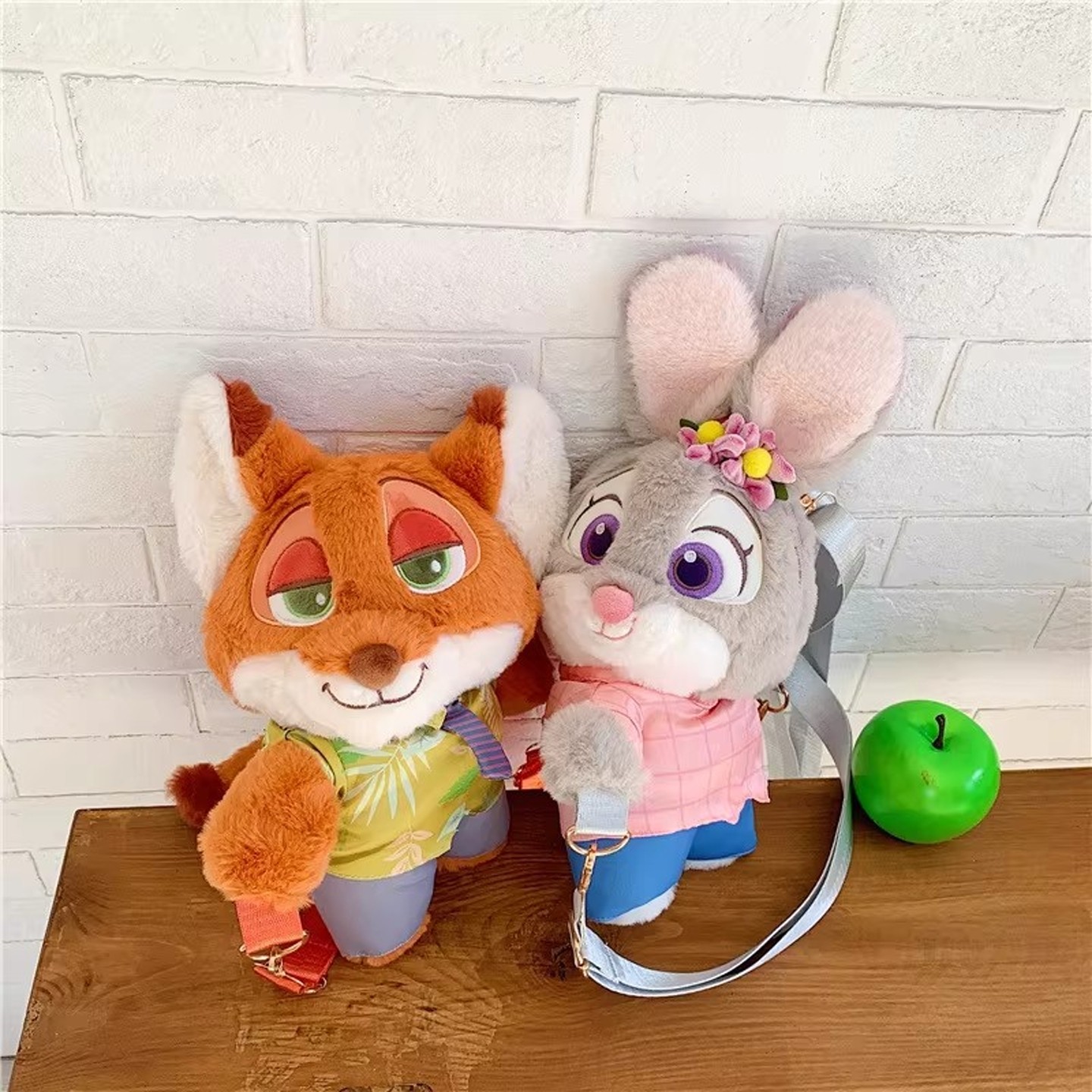 新款可爱朱迪尼克毛绒玩偶公仔背包女2026新款双肩疯狂动物城周边,淘宝优惠券,粉丝福利购,淘宝优惠卷