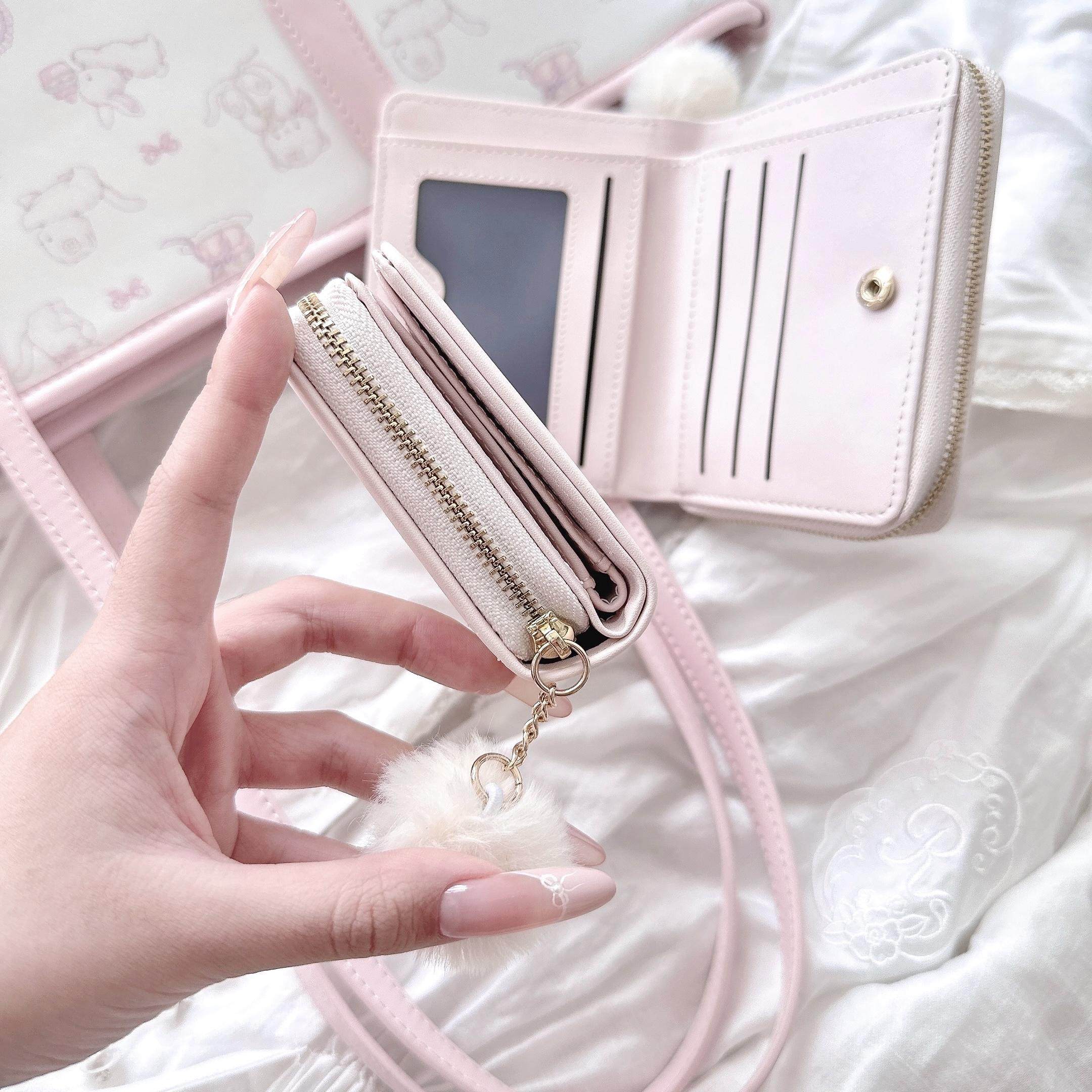 MM原创设计钱包学生可爱小巧短款多卡位女生儿童零钱包防消磁卡包,淘宝优惠券,粉丝福利购,淘宝优惠卷