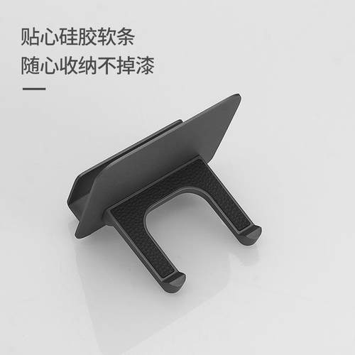 吹风机置物架风筒架卫生间免打孔放置电吹风壁挂式支架吹风机架 - 图0