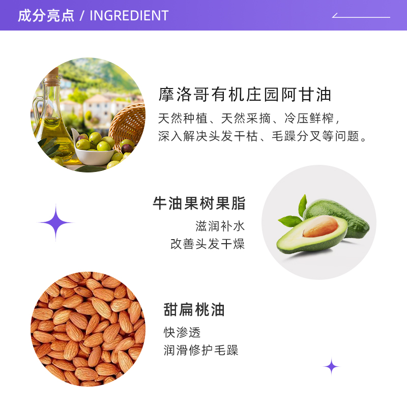 【自营】阿甘可摩洛哥护发精油防毛躁柔顺护发素防烫染受损100ml