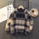 Autumn and winter boys' sweater double-sided velvet can't afford balls