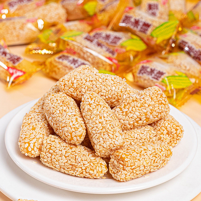 【白芝麻玉米软糖】牛皮糖糕点结婚喜糖婚礼健康糖果零食年货批发,淘宝优惠券,粉丝福利购,淘宝优惠卷