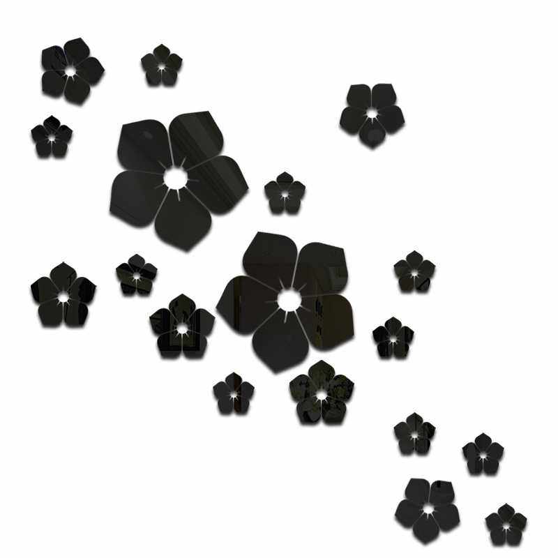 新款直销JM1028  小花亚克力客厅立体墙贴卧室房间装饰贴画电视背,淘宝优惠券,粉丝福利购,淘宝优惠卷