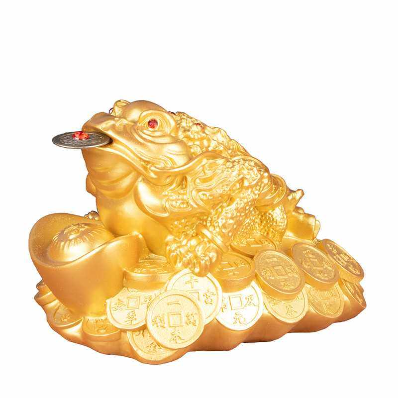 新款直销招财金蟾摆件三脚蟾蜍家居装饰店铺公司开业乔迁礼品跨境,淘宝优惠券,粉丝福利购,淘宝优惠卷