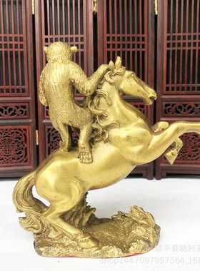 新款直销新款马  封侯铜摆件十二生肖马上猴家居装饰金属工艺品8