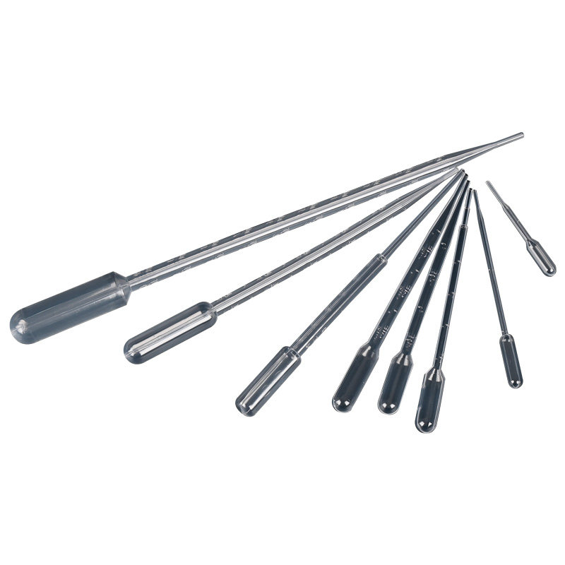 一次性塑料滴管巴氏吸管带刻度滴管0.2ml 0.5ml 1ml 2ml 3ml 5ml 10ml 加厚滴管巴氏吸管玺玻独立包装无菌