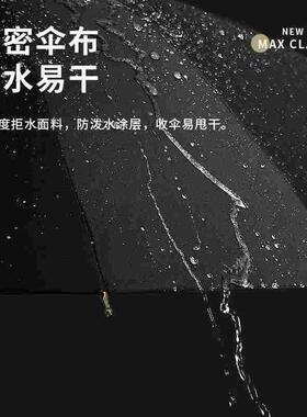 24骨长柄雨伞男士大号自动暴雨专用伞加固结实抗风定制直杆大伞男