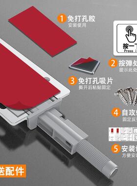 德国柜门反弹器自锁按压式自动免拉手抽屉衣柜重型隐形门暗门按弹