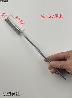 水箱管根刷小型钢丝刷散热器清污微型刷不锈钢极窄缝隙刷子长清洁