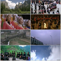 Folk songs Awa people sing new songs The Wa ethnic Dai ethnic minority Revolution Patriotic Led Background Video material