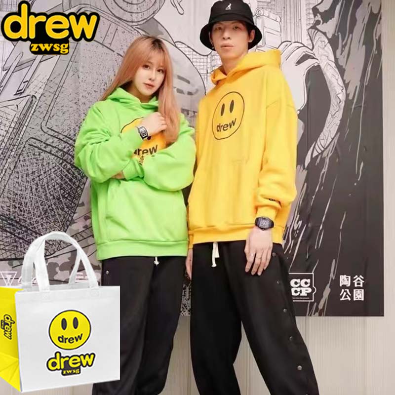 男女同款笑脸情侣装连帽卫衣