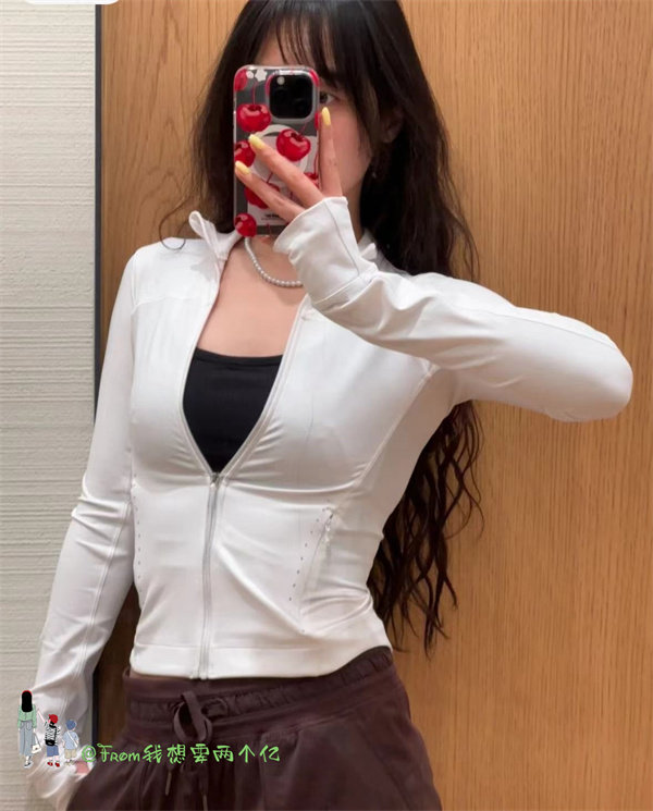 夏季新品~From皮肤衣lightwgt uvp修身防晒衣短款运动瑜伽外套女,淘宝优惠券,粉丝福利购,淘宝优惠卷