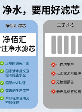 适配八喜RO-400/600通用滤芯