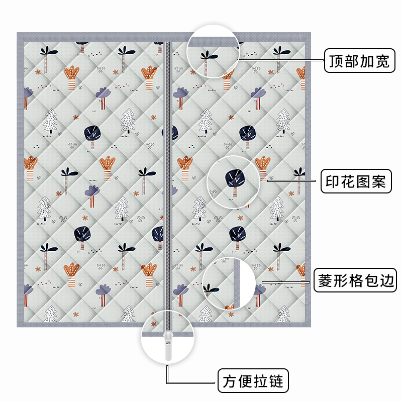冬季保暖防风棉窗帘卧室隔音挡风密封窗户自装防寒防冻保温自粘式