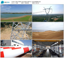 Power Grid Power System Construction Power Station Power conveying Power Maintenance Job Workers High-voltage Wire Video material
