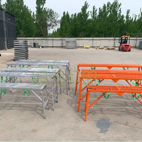 德国进口圆管装修马凳加厚折叠便携式移动脚手架施工高凳子可升降 - 图3