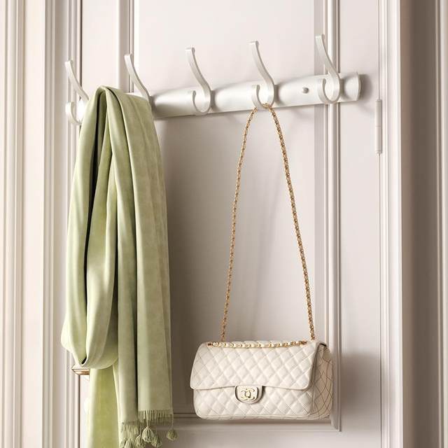 Door back door hook no hole punching coat hook wall hook bathroom clothes hanger wall storage bathroom hook
