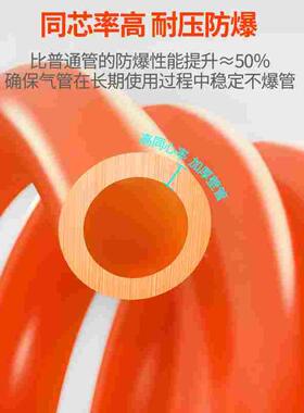 PU气管软管8mm气泵空压机高压汽管10mm气动透明气线防爆4 6 12mm