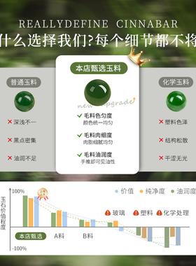 天然俄罗斯和田碧玉散珠菠菜绿