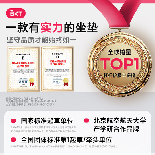 BKT Ergonomic Body Protective Waist Chair