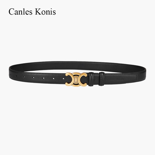 官网小Canles Konis配裙子女装饰小腰带女细皮带女2026新款装饰 - 图1