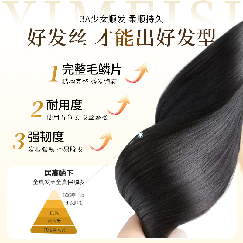 日常短发中老年女妈妈假发全头套女真人发丝自然减龄中长卷发