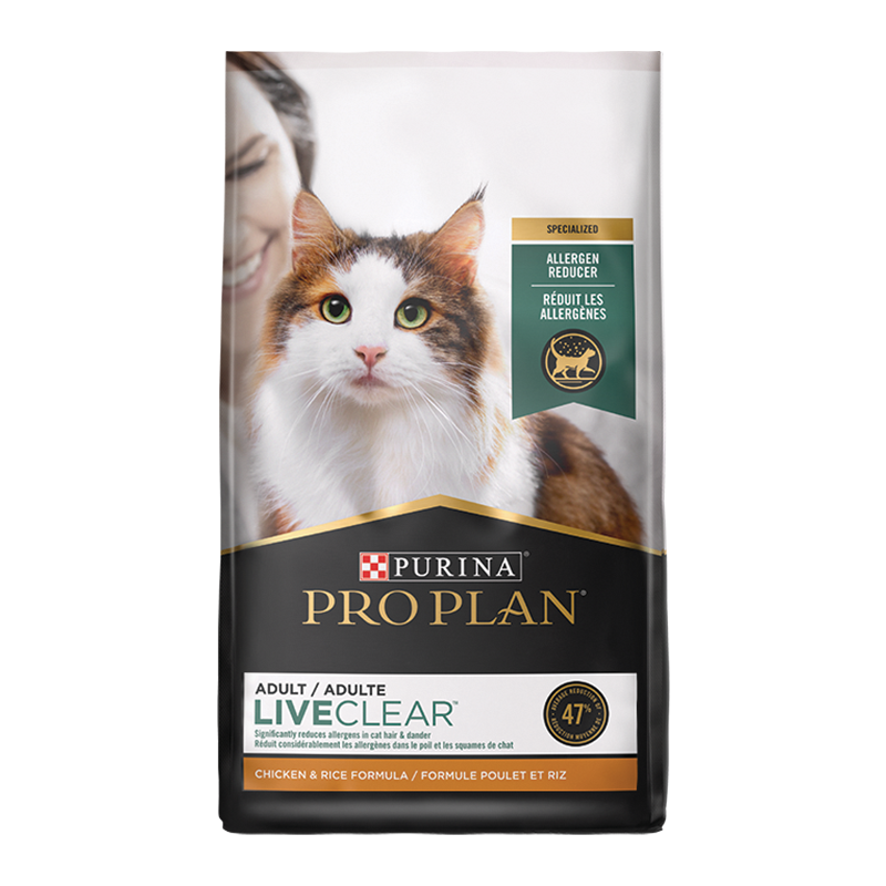 冠能LiveClear畅抚猫粮美国进口全价成猫粮防猫毛抗过敏原3.18kg - 图3