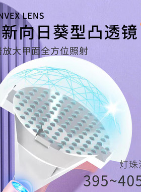 华纳林凯手持美甲一字灯速干穿戴指甲灯光疗灯固态胶甲油胶烤灯