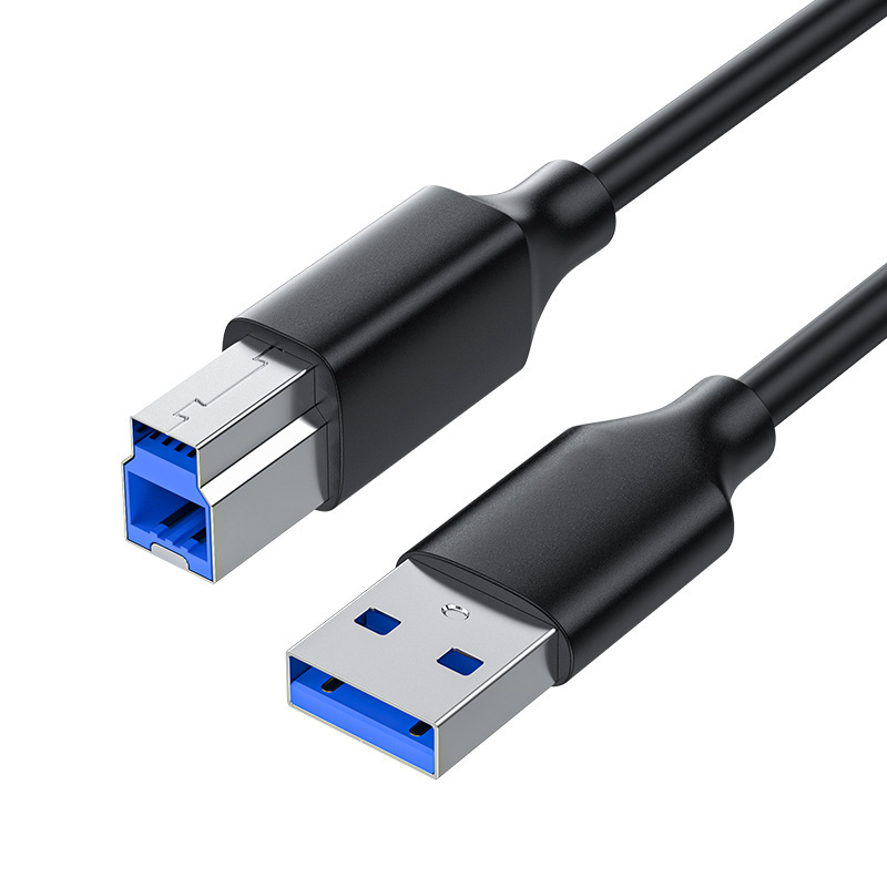 USB3.0专用数据线适用AOC戴尔Dell飞利浦惠普佳能扫描仪复打印机电脑显示器屏幕硬盘盒上行线连接线HUB加长米 - 图0