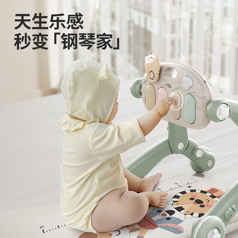 婴儿脚踏钢琴健身架学步车0一1岁3个月6益智早教新生幼儿宝宝玩具