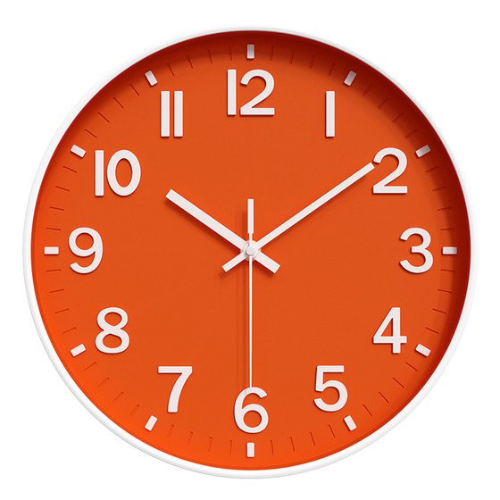 Atmospheric living room clock and wall clock, simple modern hanging Internet celebrity clock, bedroom silent fashion home quartz clock