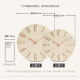 Zetao minimalist home glass-free frameless wall clock
