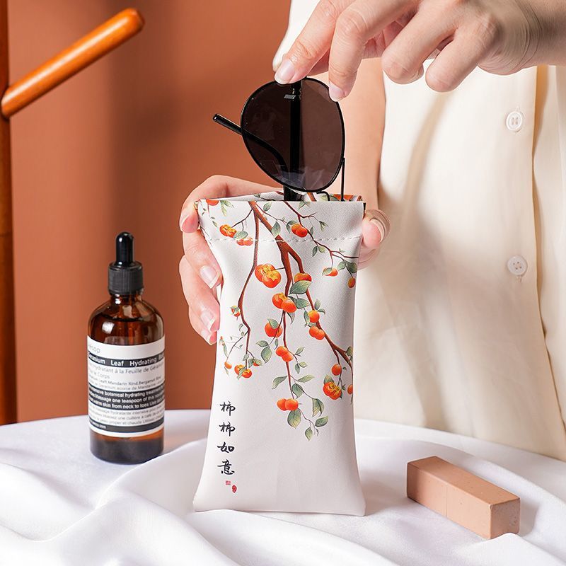 眼镜包自动闭合眼镜袋墨镜太阳镜收纳盒便携抗压放近视眼镜保护套 - 图2