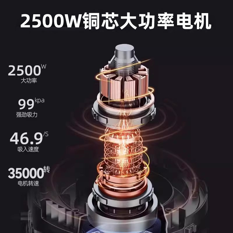 康佳吸尘器家用大吸力装修美缝大功率工业吸尘机开荒保洁洗车专用