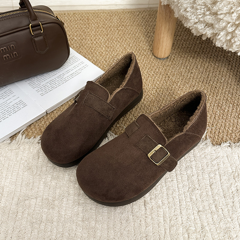 2025冬季新款老北京棉鞋女时尚百搭加厚棉鞋软底防滑一脚蹬妈妈鞋,淘宝优惠券,粉丝福利购,淘宝优惠卷