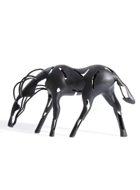 简约现代样板间写字桌书房摆件售楼处装饰画复古音响组合软装饰品