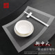 New Chinese round table fan-shaped placemat dining table mat cloth