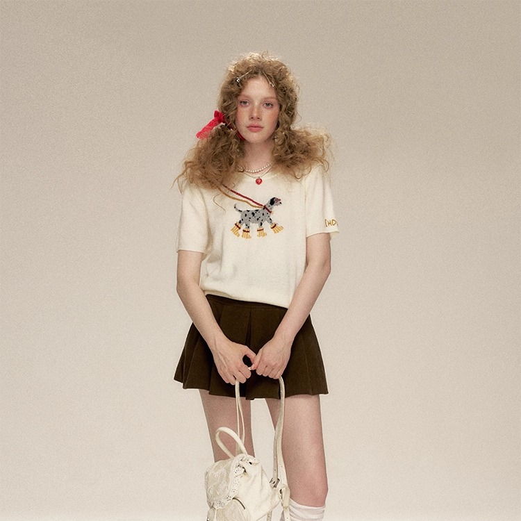 【所有女生的衣橱直播间】IHDXD长外套/花朵背心/小狗短袖/牛仔裤