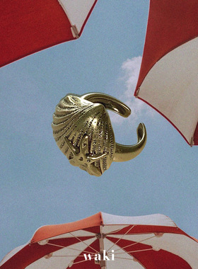 waki 复古海洋系列 Vintage Ocean 复古做旧贝壳项链/贝壳戒指