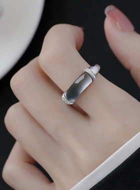 法国CoopKoop马鞍戒指女ins轻奢高级独特设计清冷时尚灯管指环