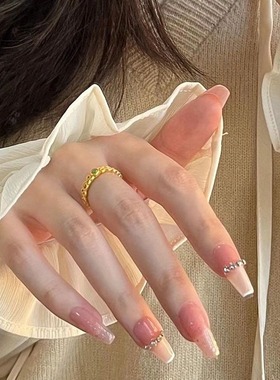 法国coopkoop花丝仿小玉石戒指女ins小众设计高级感简约麻花甜美